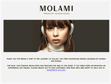 Tablet Screenshot of molami.com